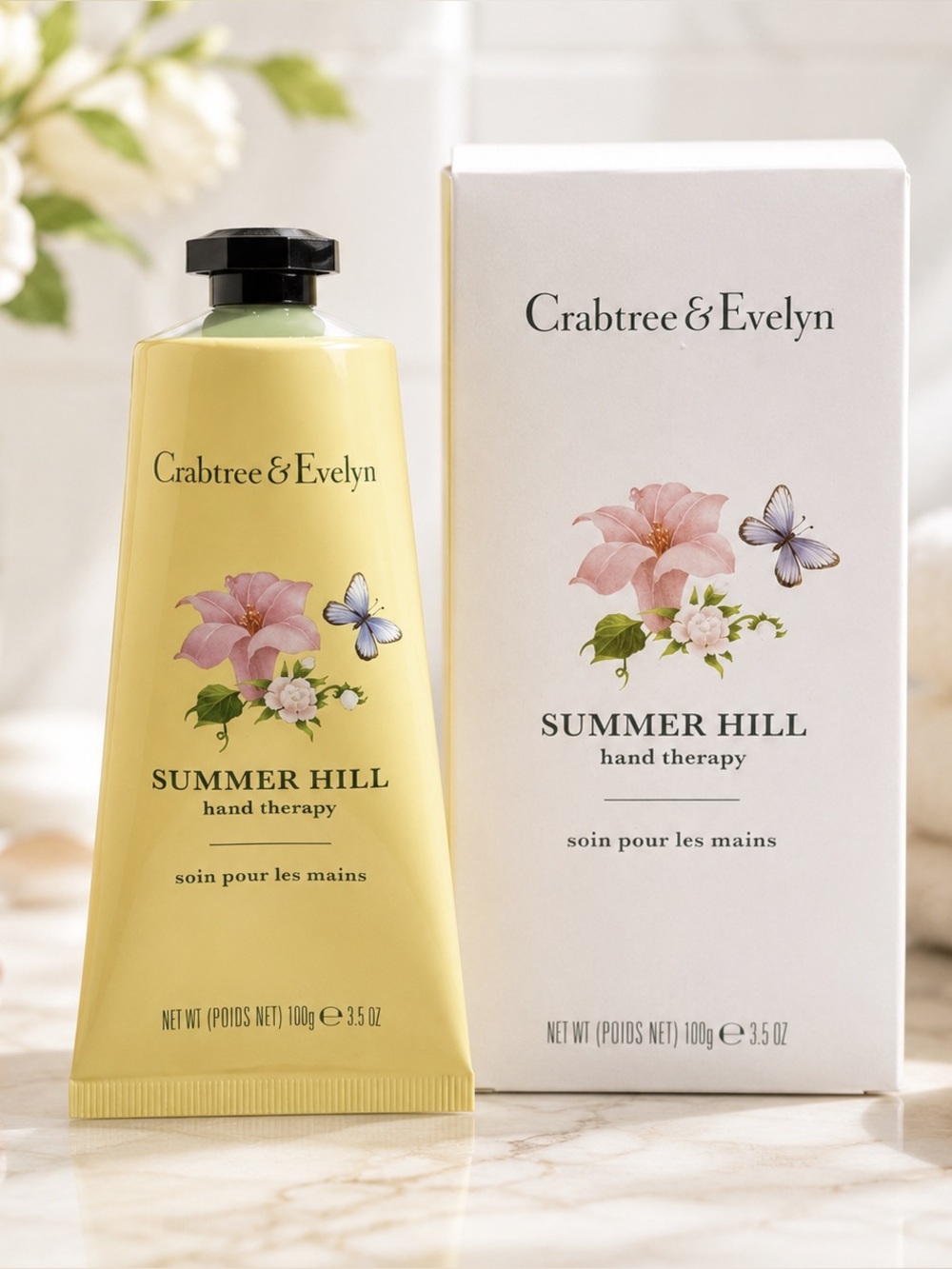 Crabtree & Evelyn Summer Hill Hand Therapy Lotion 3.5 oz 100g NEW in Box